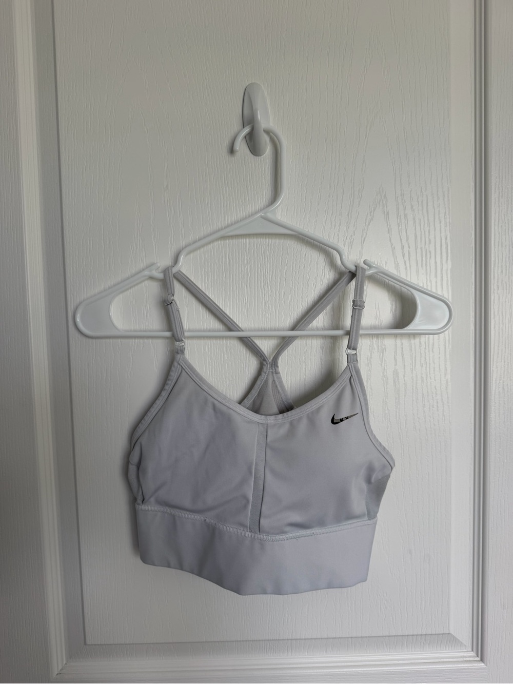 Nike Indy Sports Bra in White - Picture 2 of 5